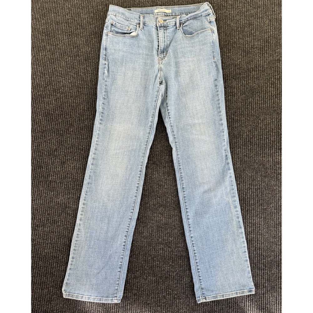 Levi's 505 Straight Leg Women's Size 12M W31 x L32 Light Wash Stretch